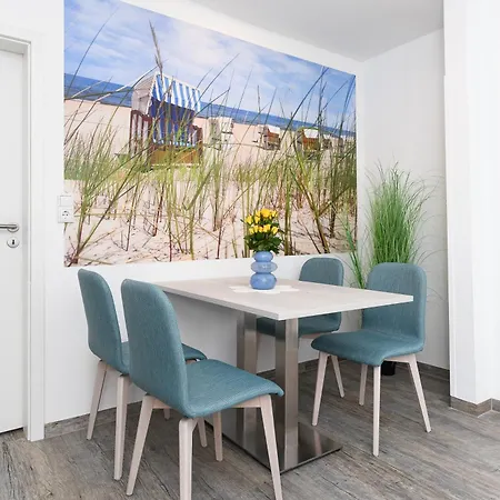 Haus Strandkorb Mit Fruehstuecksoption Bensersiel Exterior foto