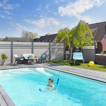 Haus Strandkorb Mit Fruehstuecksoption Bensersiel Exterior foto